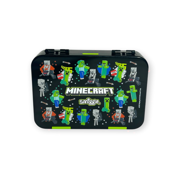 Original Smiggle Minecraft Bento Lunch Box - BPA Free