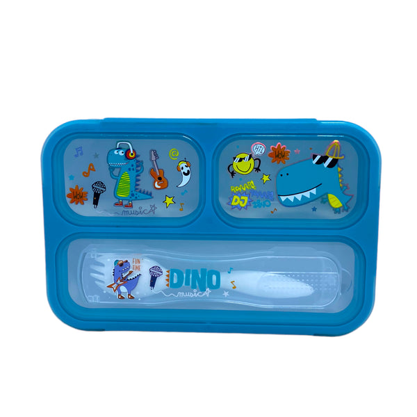 Dino 400ML BPA-Free Plastic Lunch Box By Vest.