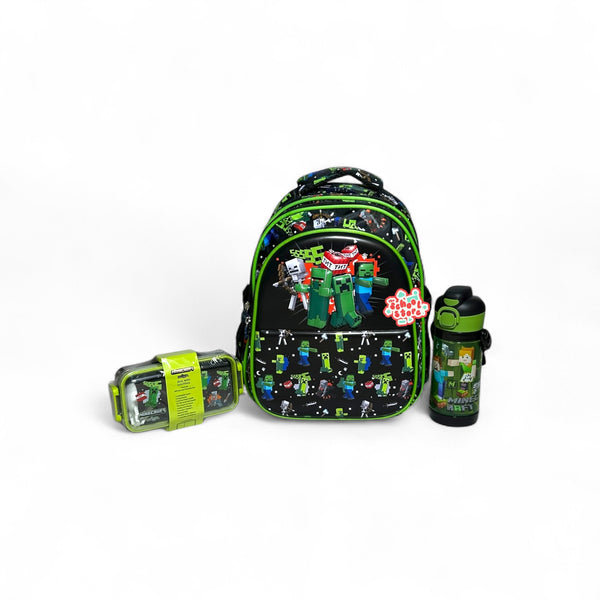 Minecraft 3 piece bundle For Nursery Till KG Boys
