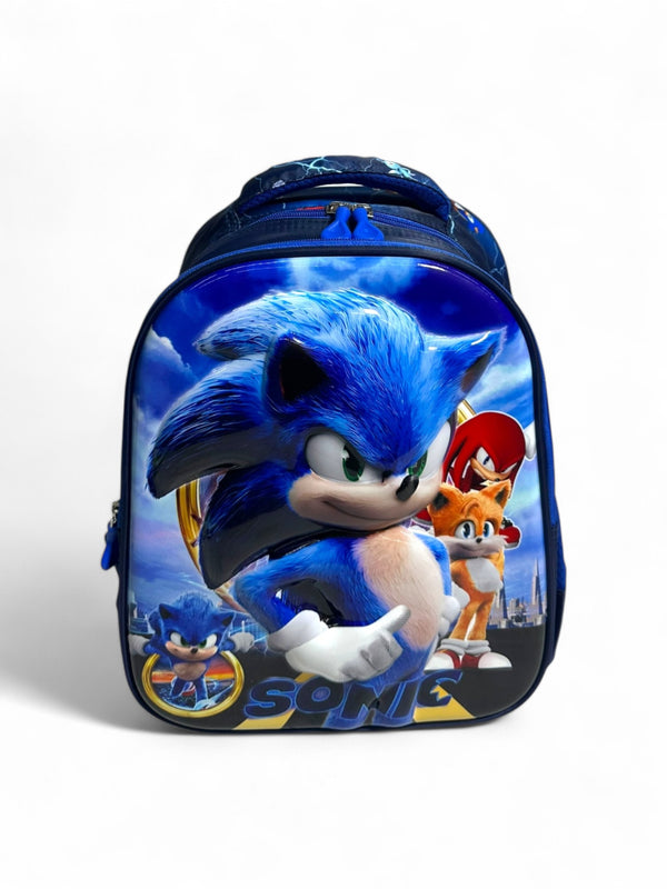 14 Inch Sonic School Bag For Nursery Till KG Boys