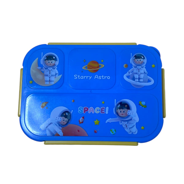 Space 1100ML 4 Partitions BPA Free Plastic Lunch Box