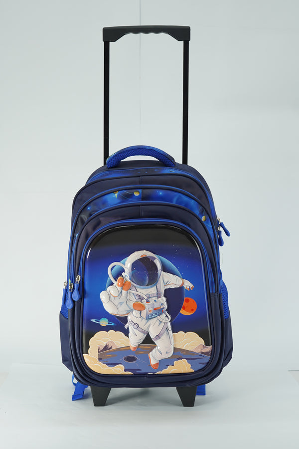 18 Inch Space Astronaut Trolley Bag For grade 4 Till Grade 8 Boys
