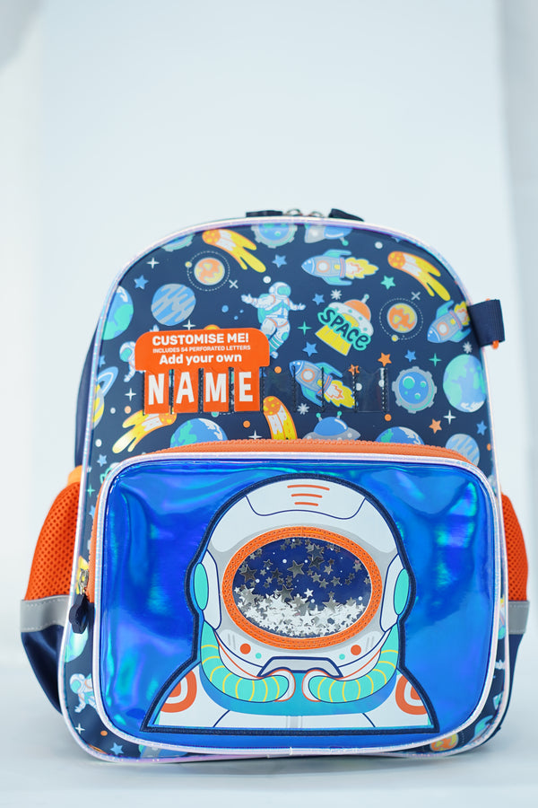 14 Inch Space School Bag for Nursery till Grade KG Boys By Vest