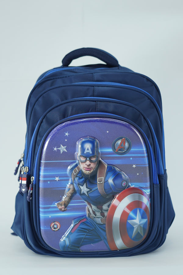 18 Inch Avengers School Bag For Grade 2 Till Grade 5 Boys