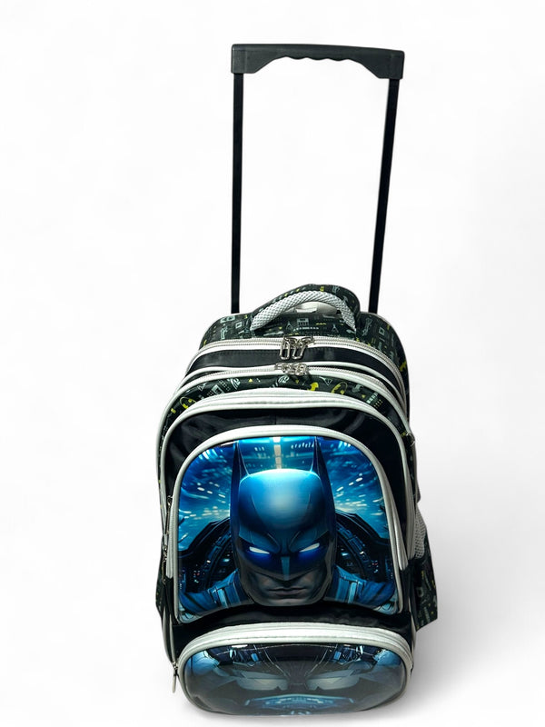 18 inch Batman Trolley Bag For grade 3 Till Grade 7 Boys