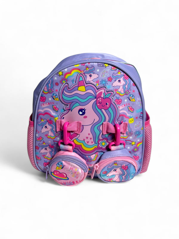 11 Inch Unicorn School Bag By Vest For Play Group Girls