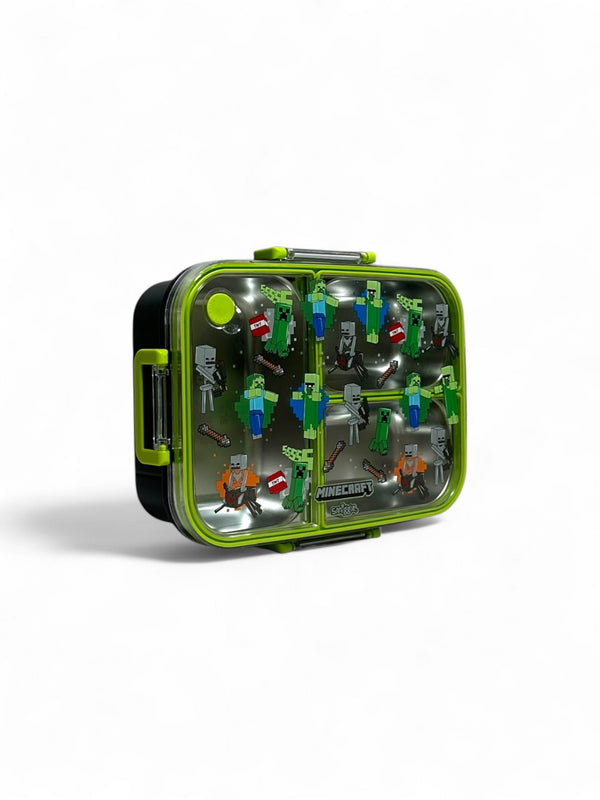 Original Smiggle Minecraft 750ML Trio Large Stainless Steel Lunchbox - BPA Free