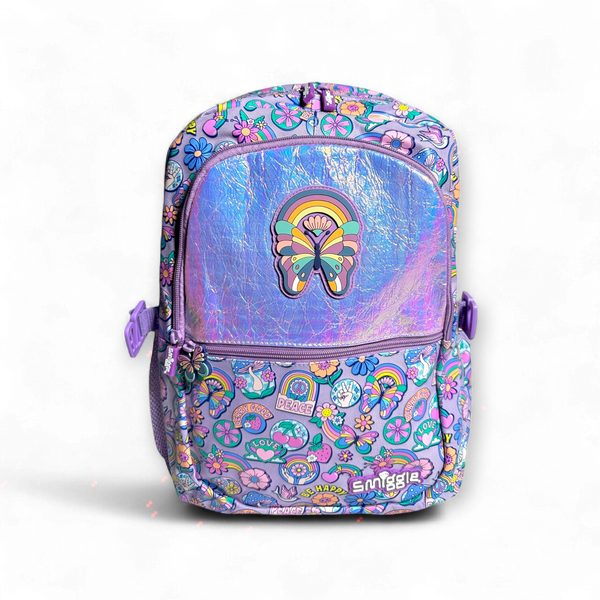 Original Smiggle 18 Inch Butterfly School Bag For Grade 1 Till Grade 5 Girls
