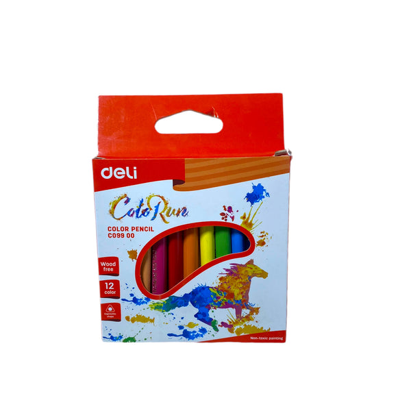 Deli 12 Mini Color Pencil