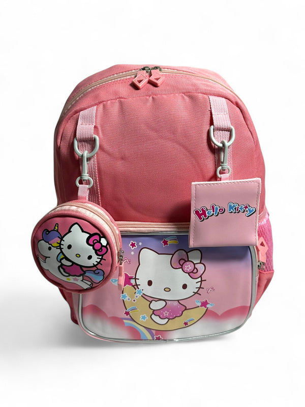14 Inch Hello Kitty School Bag For Nursery Till KG Girls