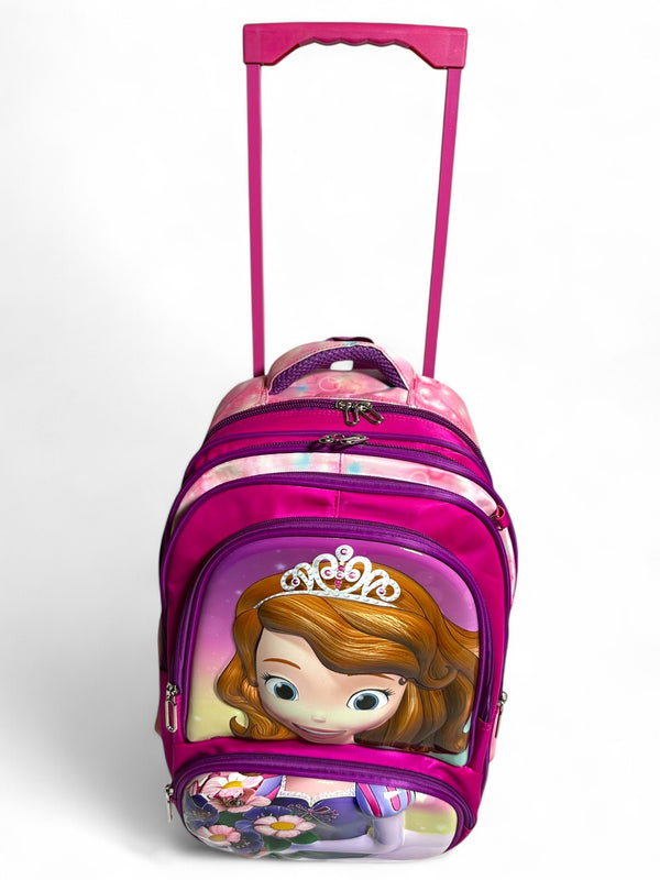 16 inch Sofia Trolley Bag For grade 1 Till Grade 3 Girls