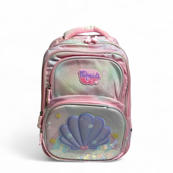 17 Inch Mermaid School Bag For Grade 1 Till Grade 3 Girls