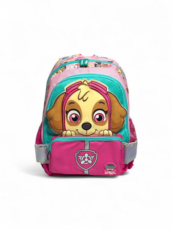 Original Smiggles 14 Inch Pow Petrol School BagPack for Nursery till Grade KG Girls