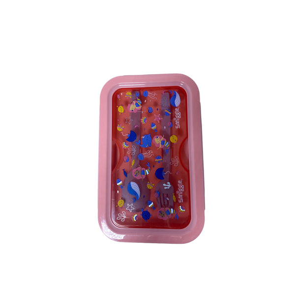 Fish 2 Partitions BPA Free Plastic Lunch Box