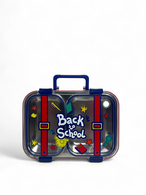Back To School 700ML stainless Metal Lunchbox