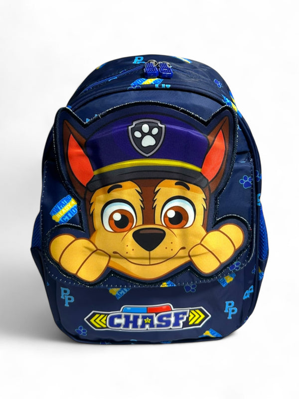 13 Inch Pow Petrol School Bag for Play Group Till Nursery Kids