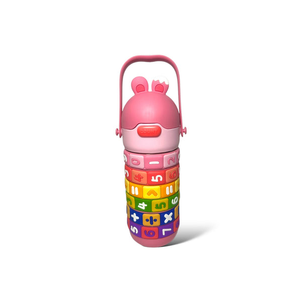 Twisty Math Stainless Metal Water Bottle 450ML