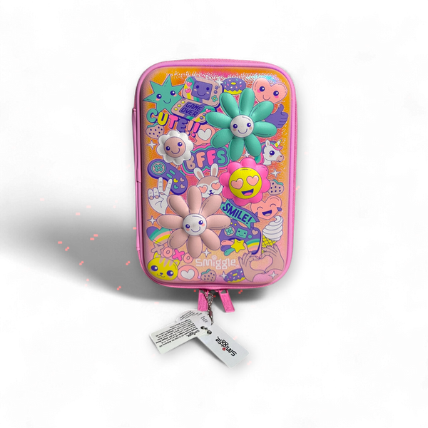 Original Smiggles 3D Pink Floral Pouch For Girls