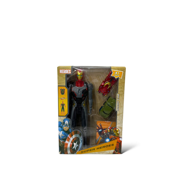 Iron Man With Cars Toy 3+ Age
