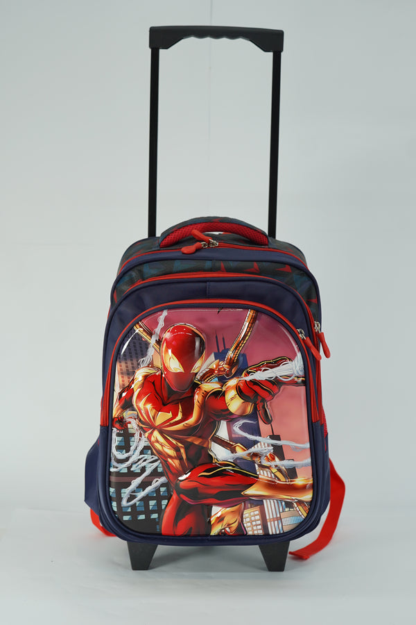 16 Inch Spiderman Trolley Bag For grade 1 Till Grade 3 Boys
