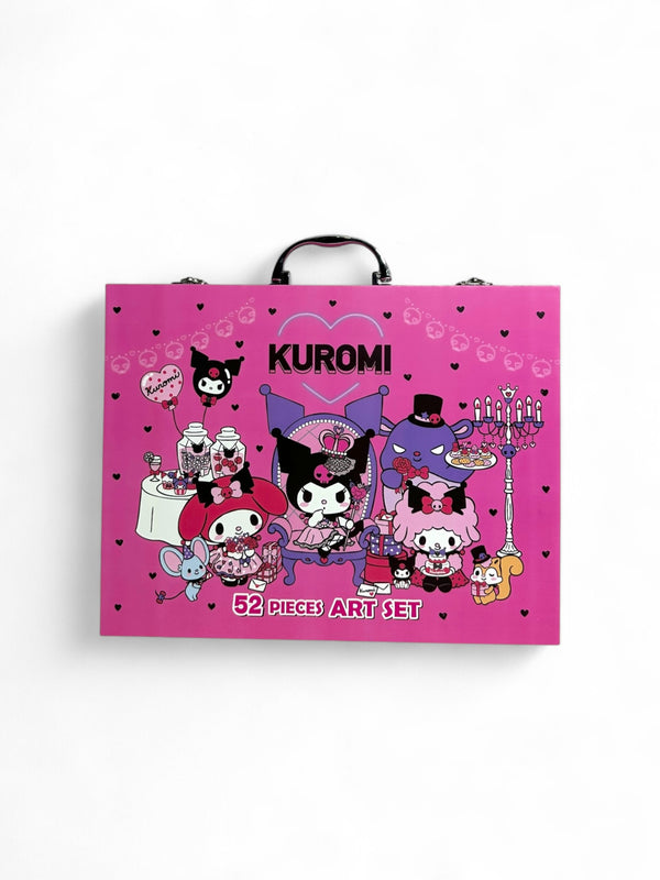Kuromi Art Briefcase 52 pieces