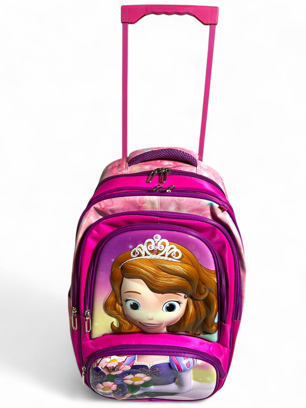 18 inch Sofia Trolley Bag For grade 3 Till Grade 7 Girls