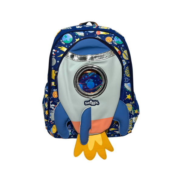 Original Smiggles 14 Inch Space Ship School Bag for Nursery till Grade KG Boys