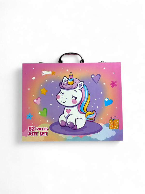 Unicorn Art Briefcase 52 pieces