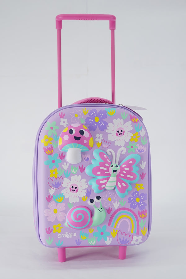 Original Smiggles 13 Inch Butterfly Teeny Hardtop Trolley Bag For Play Group Kids