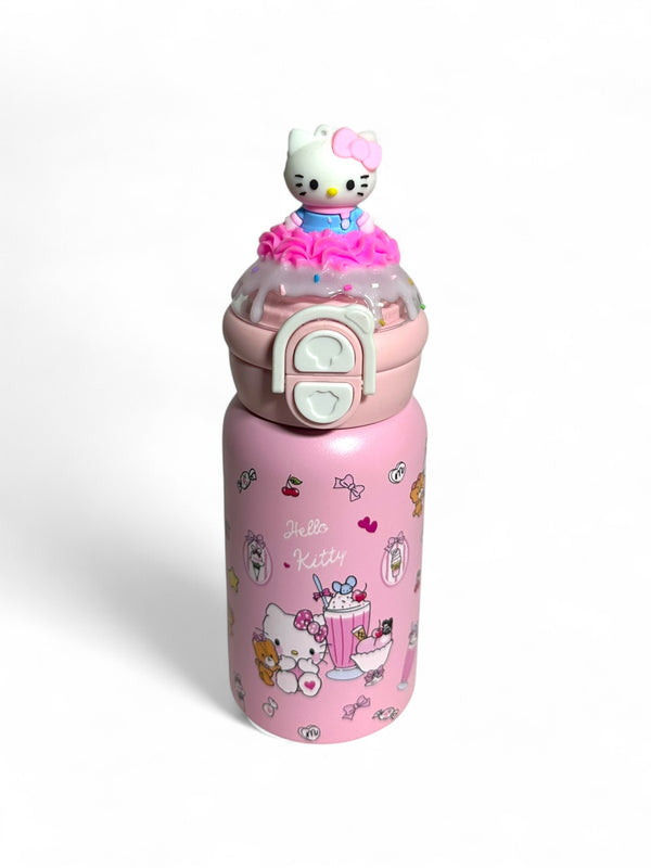 Hello Kitty Dual Sipper Stainless metal Water Bottle 500ML