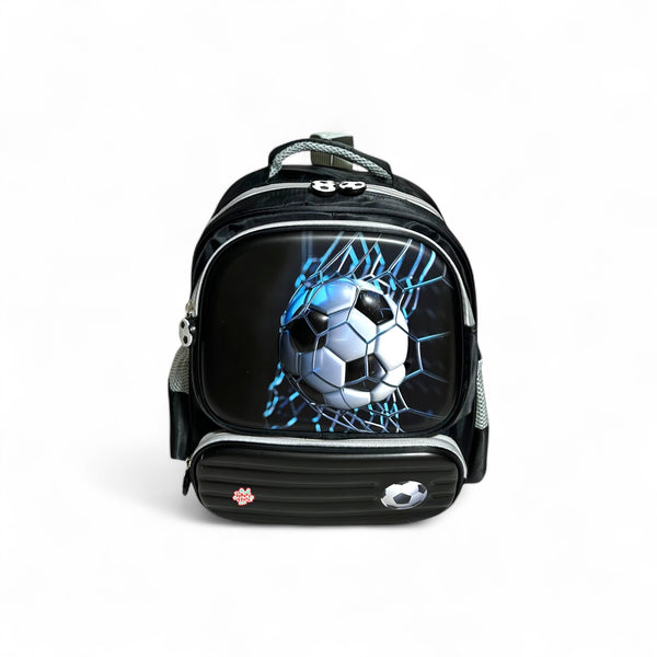12 Inch 3D Football School Bag For Play Group Till Nursery Boys