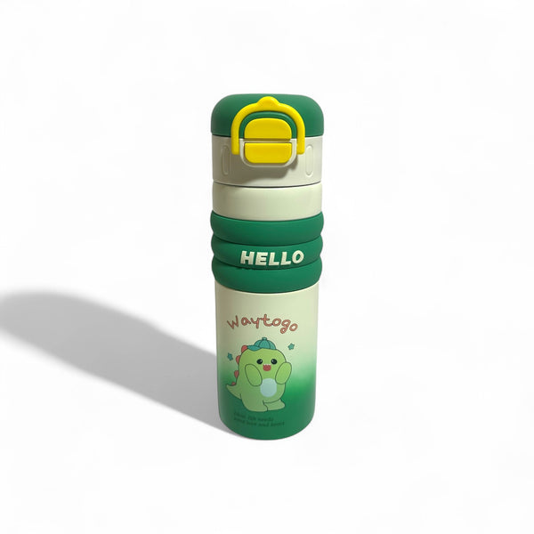 Dino Stainless Steel Water Bottle 530ML