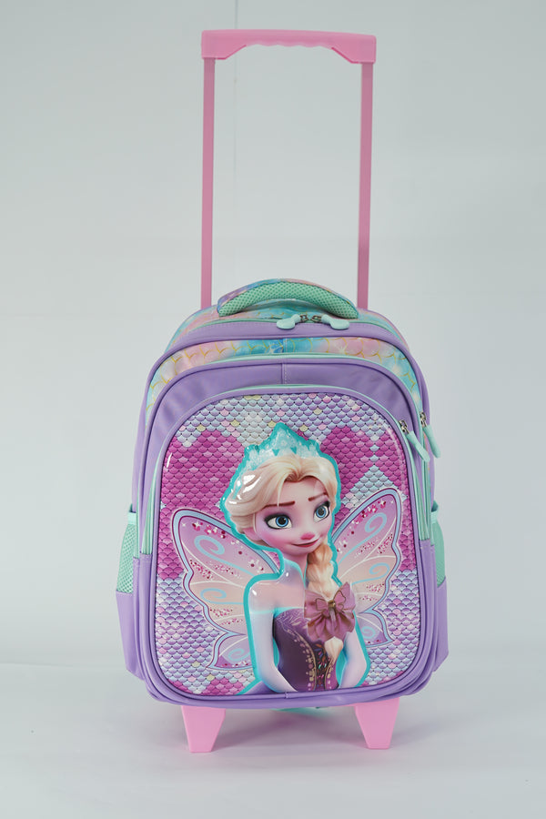 16 Inch Frozen Trolley Bag For grade 1 Till Grade 3 Girls