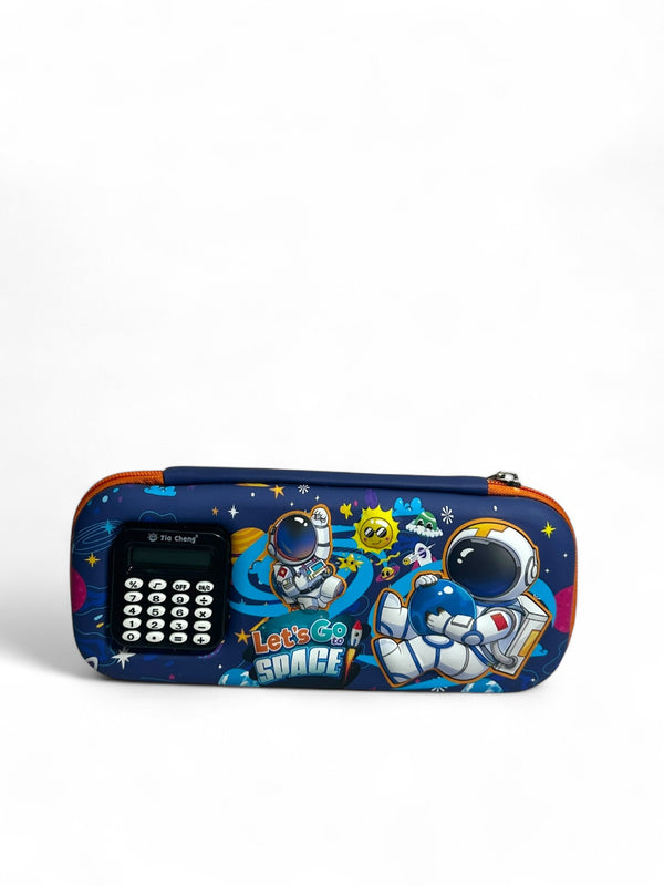 Space Astronaut Pencil Pouch + Calculator