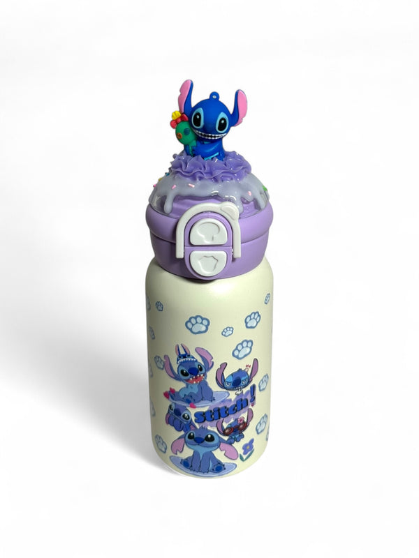 Stitch Dual Sipper Stainless metal Water Bottle 500ML