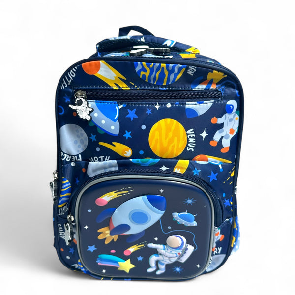 14 Inch Space Astronaut School Bag for Nursery till Grade KG Boys