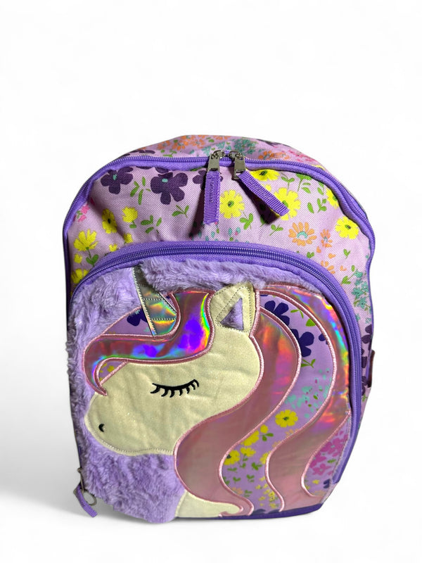17 Inch Unicorn School Bag For Grade 1 Till Grade 2 Girls