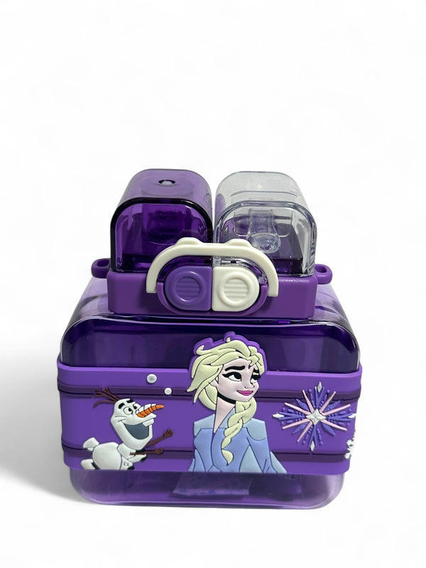 Frozen Dual Sipper Water Bottle 800ML