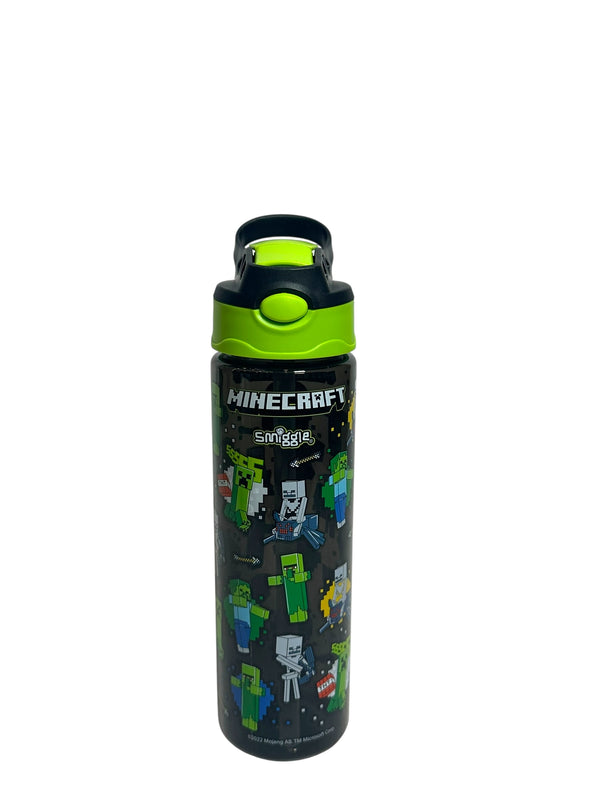 Minecraft BPA FREE Sipper Water Bottle 650ML