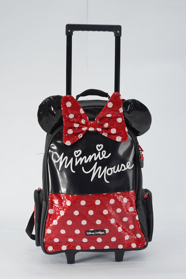 Original Smiggles Minnie 20 Inch Mouse Trolly School Bag Original for Grade 1 Till Grade 5 Girls