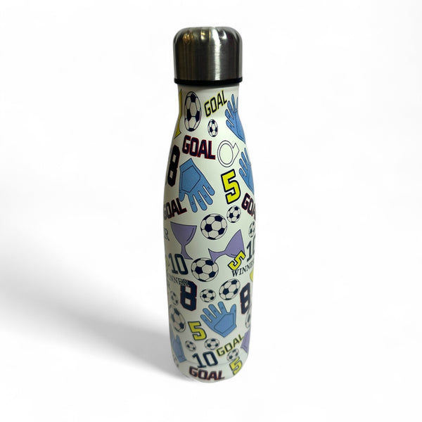 Football Stainless Metal Water Bottle 500ML