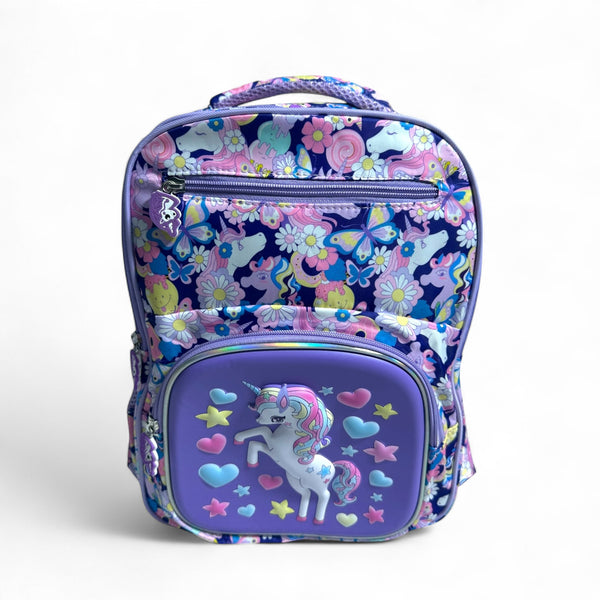 14 Inch Unicorn School Bag for Nursery till Grade KG Girls