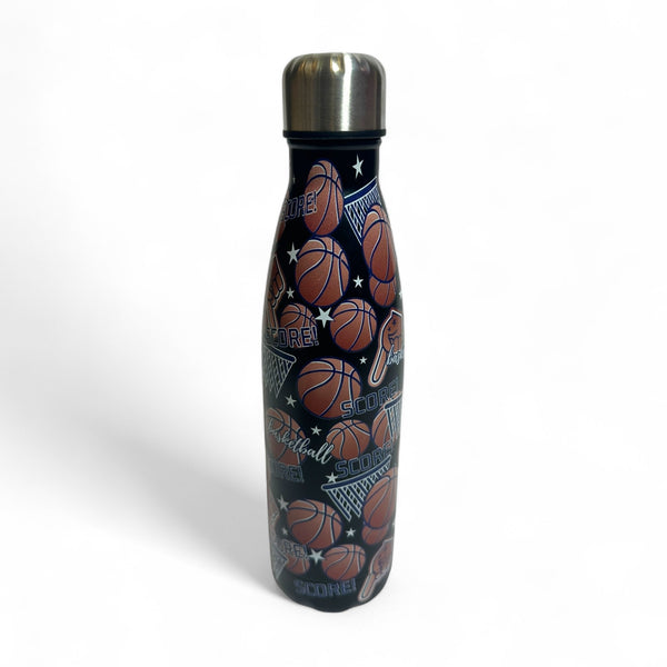 Baskitball Stainless Metal Water Bottle 500ML