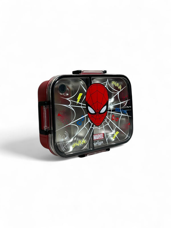 Original Smiggle Spiderman 750ML Trio Large Stainless Steel Lunchbox - BPA Free