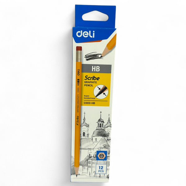 HB Scribe Graphite Pencil By Deli