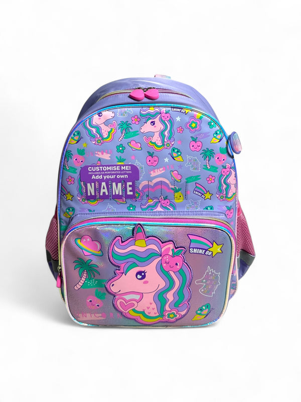 14 Inch Unicorn School Bag for Nursery till Grade KG Girls By Vest
