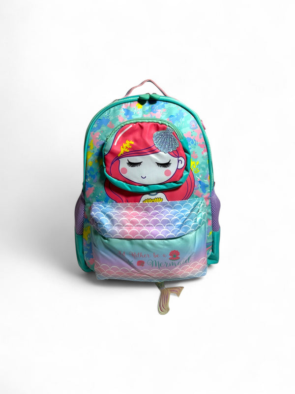 15 Inch Mermaid School Bag By Vest For KG Till Grade 2 Girls