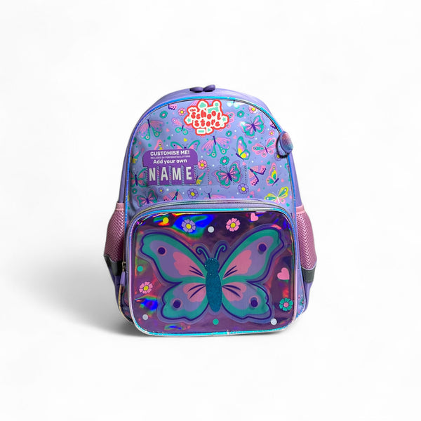 14 Inch Butterfly School Bag By Vest for Nursery till Grade KG Girls