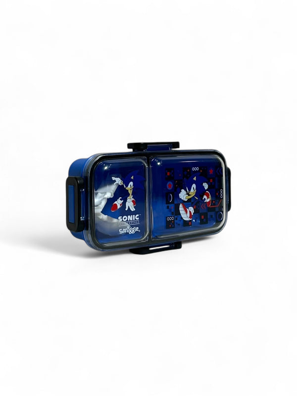 Original Smiggle Sonic 600ML Duo Mini Lunchbox - BPA Free