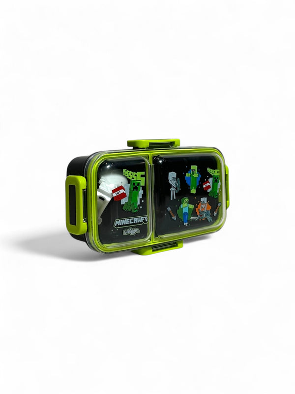 Original Smiggle Minecraft 600ML Duo Mini Lunchbox - BPA Free